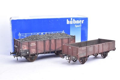 Lot 777 - Hubner Gauge 1 DB Goods wagons