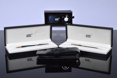 Lot 418 - Two Mont Blanc Meisterstuck and two other Mont Blanc items