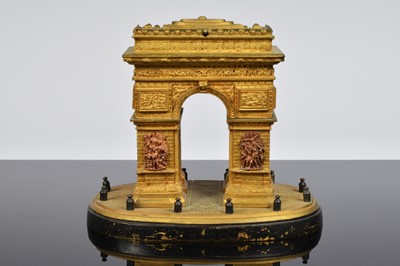 Lot 430 - A late 19th century French grand tour souvenir