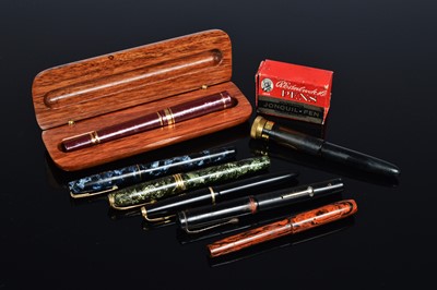Lot 434 - Five fountain pens