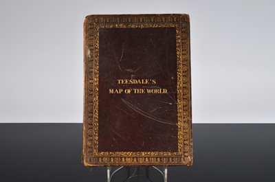 Lot 441 - Map: 1845 Teesdale Dissected Library Map of the World
