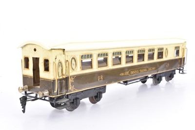 Lot 786 - An uncommon Gauge 1 'Dining Saloon' Pullman Car by Marklin