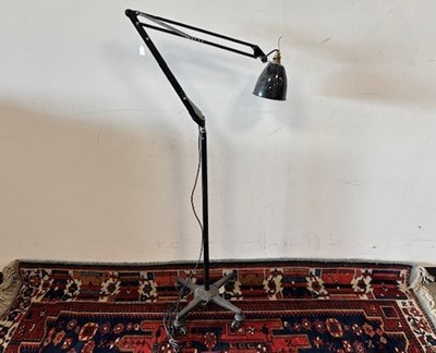 Lot 494 - An Art Deco period trolley angle poise architect's lamp by Herbert Terry & Co