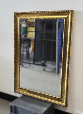 Lot 507 - Guilt framed bevel edged mirror