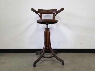Lot 510 - A 1940s Bentwood Bar Stool