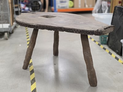 Lot 524 - Early 19th Century Villiage Forge Bellows Coffee Table