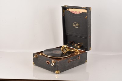 Lot 13 - An Edison Bell Portable Gramophone