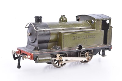 Lot 794 - A Bing (for B-L) Gauge 1 clockwork Southern Railway '112' 0-4-0 Tank Locomotive