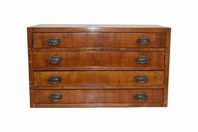 Lot 64 - A late 20th Century four drawer Collector's Cabinet