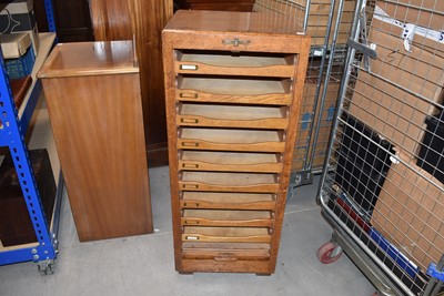 Lot 68 - A Tambour Collector's Cabinet