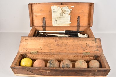 Lot 80 - A set of Davidson Croquet Hoop set