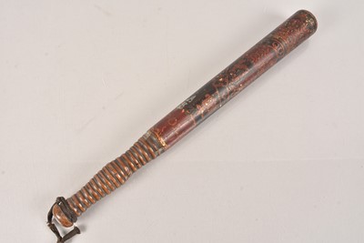 Lot 87 - A Victorian wooden Police Truncheon