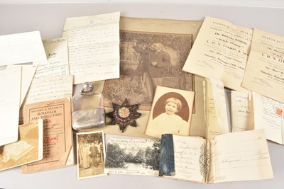 Lot 88 - An assortment of paper ephemera for 'Wick House' near Devizes