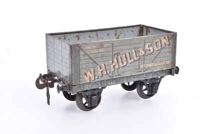 Lot 799 - A Carette (for B-L) Gauge 1 'W H Hull & Son' Open Wagon