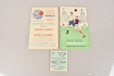 Lot 120 - England v Scotland