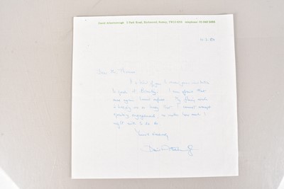 Lot 146 - David Attenborough