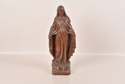 Lot 171 - A 19th Century carved oak figure of the Virgin Mary
