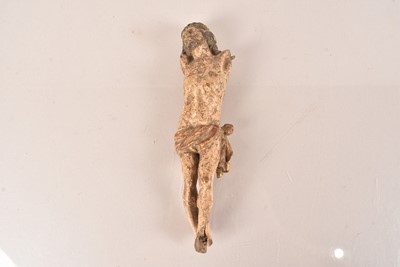 Lot 183 - A 19th Century Polychromed carved wooden Corpus Christi