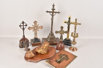 Lot 217 - A possibly 16th/17th Century Corpus Christi mounted on modern cross