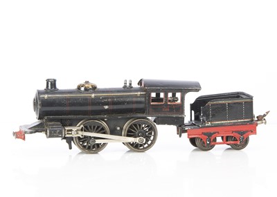 Lot 820 - A Märklin Gauge 1 Clockwork 0-4-0 Locomotive and Tender no 2588