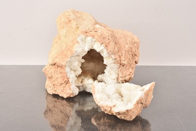 Lot 240 - A White Quartz Geode