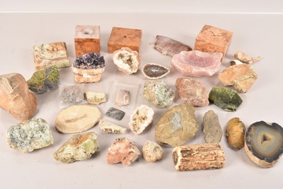 Lot 256 - A collection of Minerals and Fossils