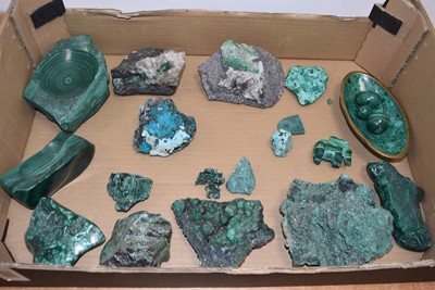 Lot 265 - An assortment of Malachite