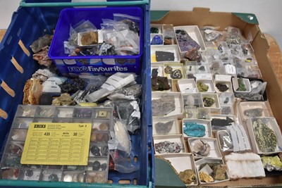 Lot 279 - An extensive collection of smaller minerals