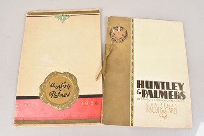 Lot 378 - Huntley & Palmers Christmas Biscuits & Cakes Catalogues 1934