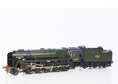 Lot 838 - An Aster Gauge 1 Live Steam Spirit-Fired BR  9F Evening Star 2-10-0 Locomotive and Tender No 92220