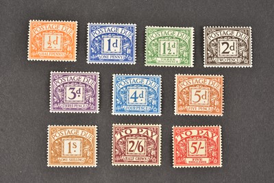 Lot 433 - Edward VII Postage Dues Set
