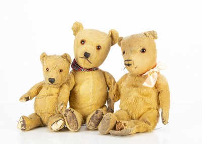 Lot 488 - Three post-war Chiltern Hugmee Teddy Bears