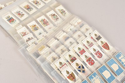 Lot 488 - Pre-war Cigarette Card UK Arms and Emblems Themed Sets (18)