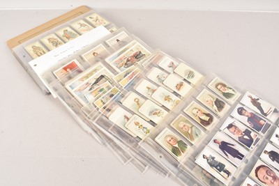 Lot 493 - Pre-war Cigarette Card Art Literature and Stage Themed Sets (15)