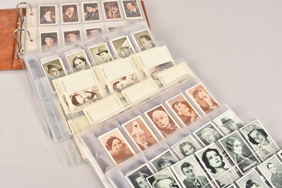 Lot 498 - Pre and Post war Cigarette and Trade Card Film Stage Radio Dance Themed Sets (33)