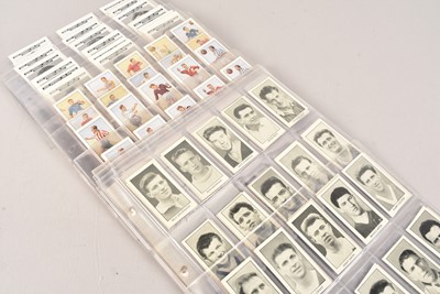 Lot 504 - 1950s Trade and Cigarette Card Football Themed Sets (14)