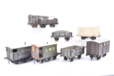 Lot 849 - Scratch/Kit built Gauge One Pre BR Goods Wagons and Northern Fine scale Example (6)