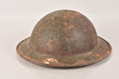 Lot 534 - A WWII Period National Fire Service (NFS) Brodie Helmet
