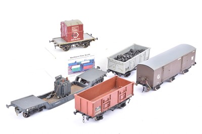 Lot 852 - Scratch/kit built Gauge One Goods Wagons and A Northern Fine Scale Example (5)