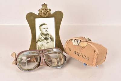 Lot 557 - A brass Royal Air Force photograph frame