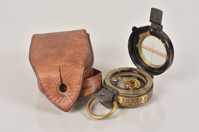 Lot 564 - A WWI Officer's Field Compass by F Barker & Son