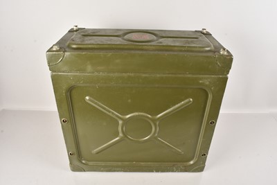 Lot 574 - A Military Metal Transit Case