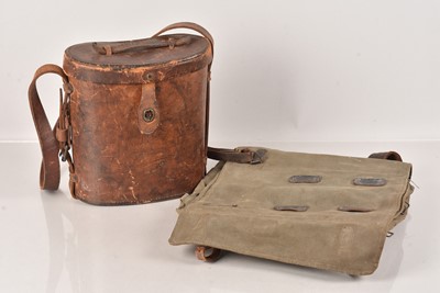 Lot 597 - A WWII War Department marked M44 Binocular case