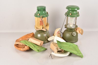Lot 609 - Two 1950s Military Issue Bialaddin Gas Lamp