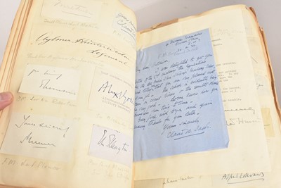 Lot 615 - A very impressive volume of Autographs and Letters compiled by Graham Seton Hutchinson