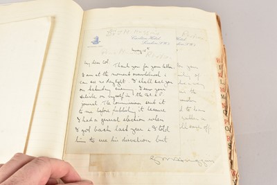 Lot 615 - A very impressive volume of Autographs and Letters compiled by Graham Seton Hutchinson