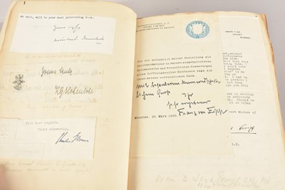 Lot 615 - A very impressive volume of Autographs and Letters compiled by Graham Seton Hutchinson