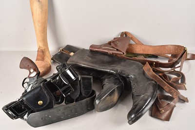 Lot 617 - Two Sam Brown style belts