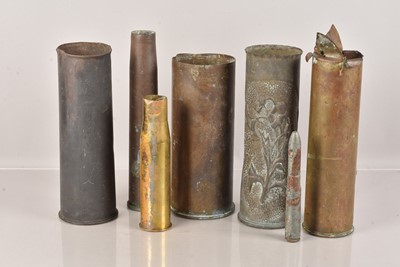 Lot 619 - An assortment of WWI and WWII Period Shells