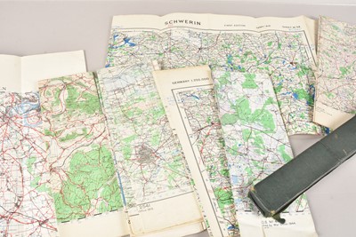 Lot 625 - An assortment of WWII period British and German Maps